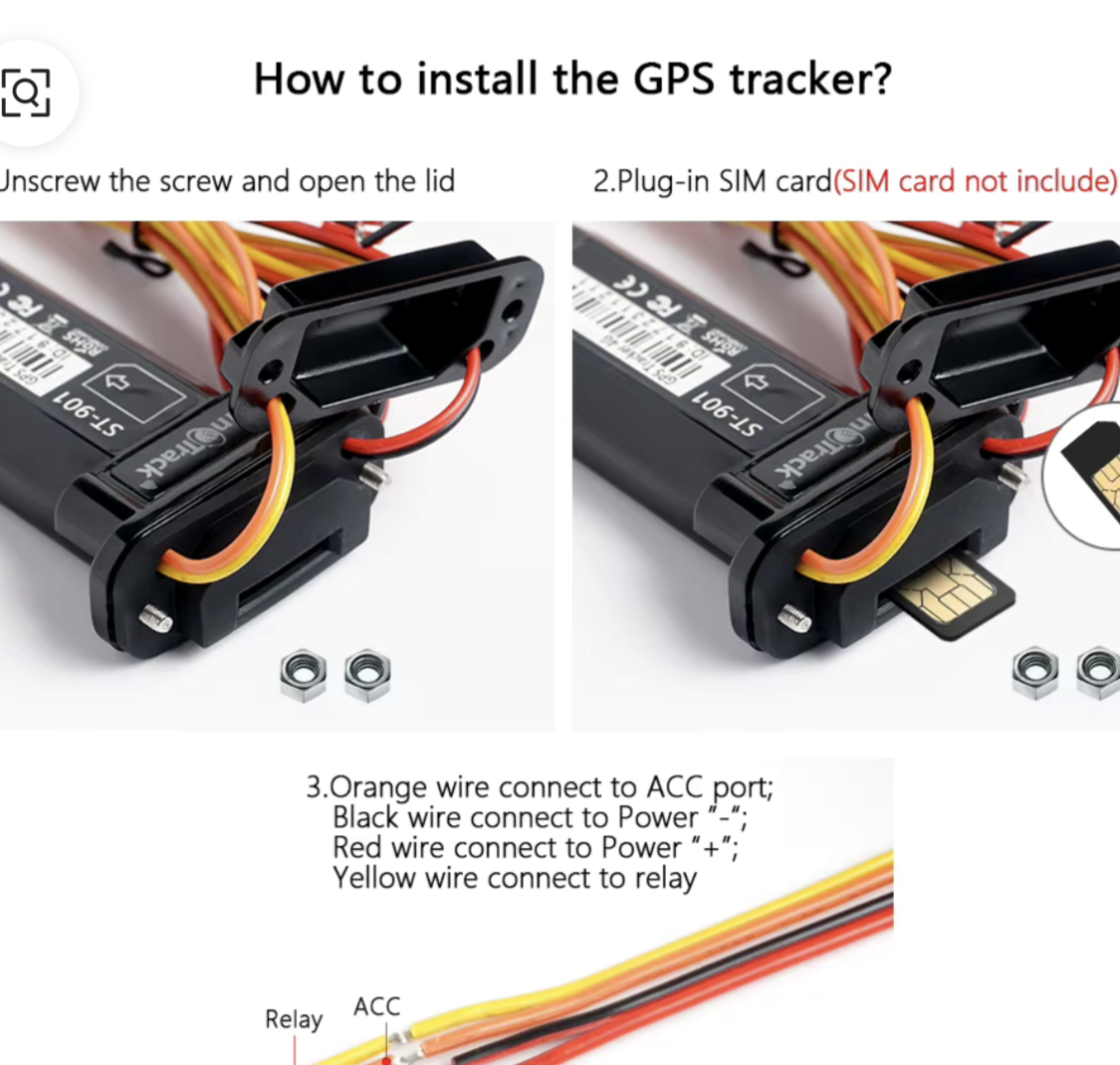 جهاز متتبع السيارات SinoTrack ST-901 الأصلي